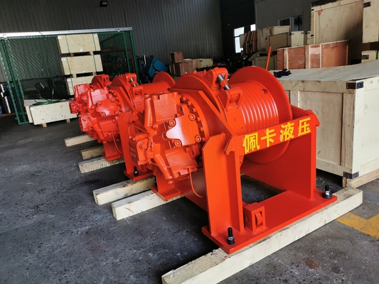 STAAL Hydraulische liermotor voor 10 ton enkele trommel lieren trekken in de bosbouw