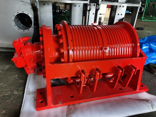 Industriële kwaliteit 0-650KN Vermogen Hydraulische motor Dubbele trommelwinch voor industriële