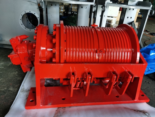Industriële kwaliteit 0-650KN Vermogen Hydraulische motor Dubbele trommelwinch voor industriële