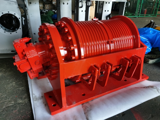 Industriële kwaliteit 0-650KN Vermogen Hydraulische motor Dubbele trommelwinch voor industriële