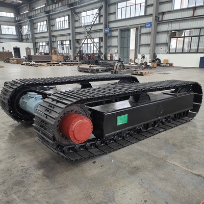 Hydraulische motor elektrische aandrijving staal spooronderstel voor machines voor zware apparatuur