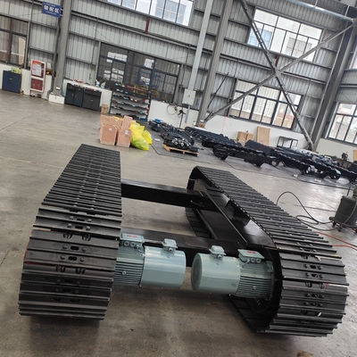 Hydraulische motor elektrische aandrijving staal spooronderstel voor machines voor zware apparatuur
