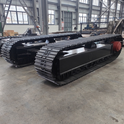Hydraulische motor elektrische aandrijving staal spooronderstel voor machines voor zware apparatuur