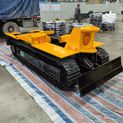 5 tot 10 ton kruiper roterende boormachine staal aangepast kruiper chassis met platform