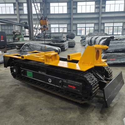5 tot 10 ton kruiper roterende boormachine staal aangepast kruiper chassis met platform