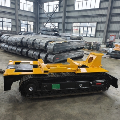 5 tot 10 ton kruiper roterende boormachine staal aangepast kruiper chassis met platform