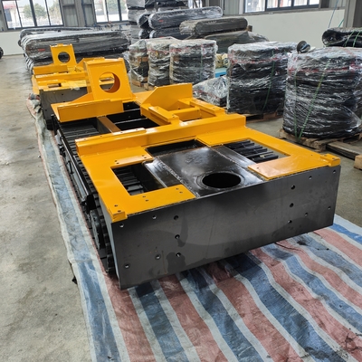 5 tot 10 ton kruiper roterende boormachine staal aangepast kruiper chassis met platform