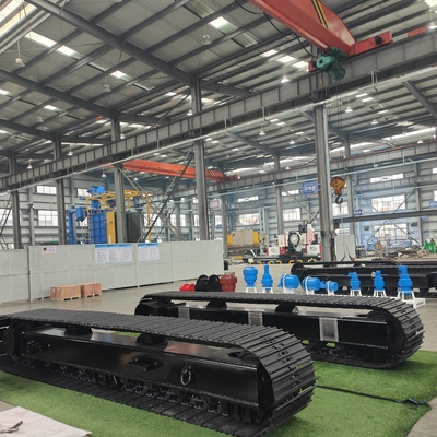 Machinery Repair Shops Steel Crawler Track Onderstel voor Track Mobile Crusher