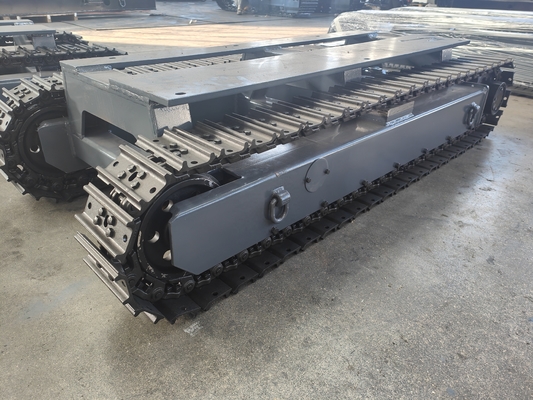 Op maat gemaakte Mini Small Steel Rubber Crawler Track Chassis voor Mining Excavator Drilling Rig