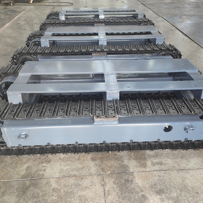 Op maat gemaakte Mini Small Steel Rubber Crawler Track Chassis voor Mining Excavator Drilling Rig