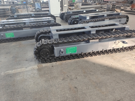 Op maat gemaakte Mini Small Steel Rubber Crawler Track Chassis voor Mining Excavator Drilling Rig