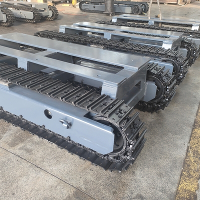 Op maat gemaakte Mini Small Steel Rubber Crawler Track Chassis voor Mining Excavator Drilling Rig