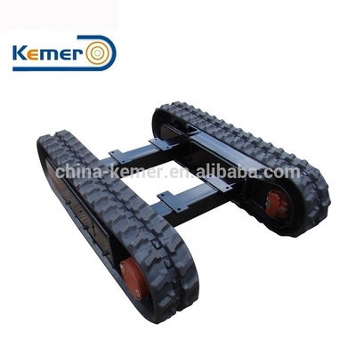 KRT3000 Mini Rubber Track Chassis Crawler Track Onderstel voor transportapparatuur voor kleine ladingen