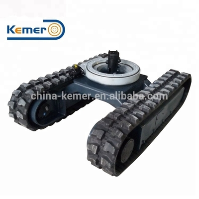 KRT3000 Mini Rubber Track Chassis Crawler Track Onderstel voor transportapparatuur voor kleine ladingen
