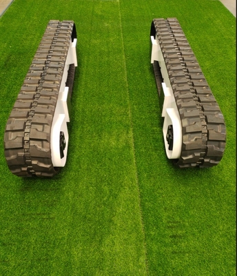Aanpasbaar onderstel van rubberen spoor voor het laden van transportapparatuur