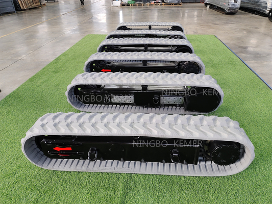 HYDRAULIC DRIVE Motor Model Mini Rubber Track Chassis voor mijnen graafmachine KRT3000