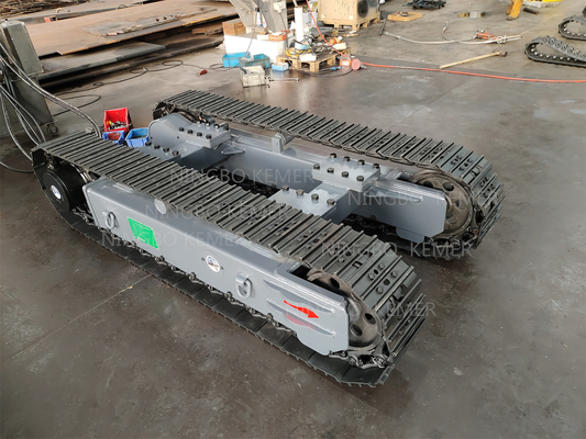 Video-technische ondersteuning aangepaste stalen spooronderstel voor graafmachines en boorplatformen laadcapaciteit 3,5 ton