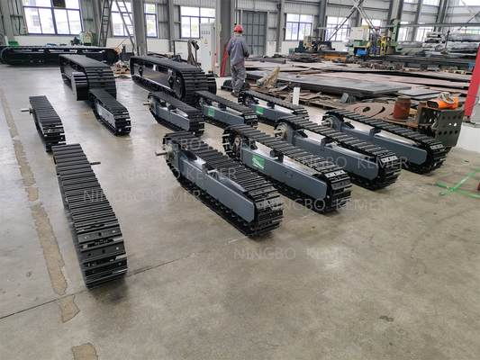 Onderstel van roestvrij staal, op maat gemaakt voor graafmachines en boormachines