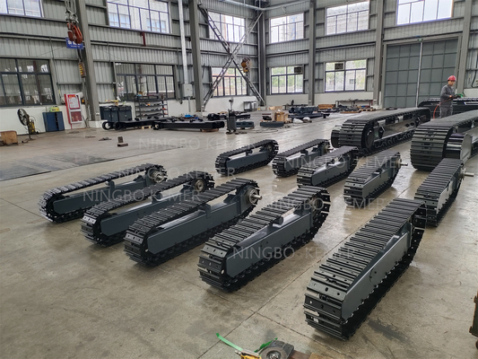 Onderstel van roestvrij staal, op maat gemaakt voor graafmachines en boormachines