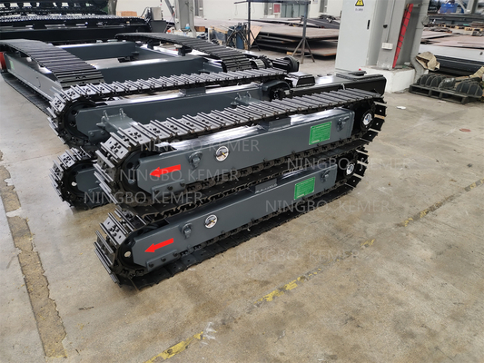 Onderstel van motorkracht van staalspuren voor buigmachines en boormachines