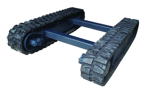 3 ton rubberen spooronderstel op maat gemaakt zwart of per voor bouwmachines