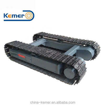 Flexible hydraulische aandrijving staal spoor onderstel voor glad terrein aanpassing