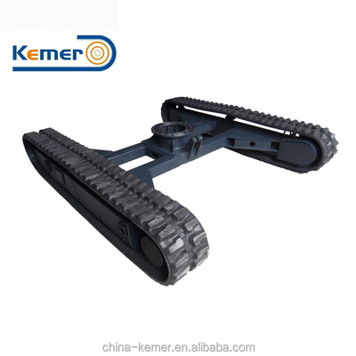 Onderstel met rubberband met hydraulische transmissie voor een laadvermogen van 1000-10000 kg