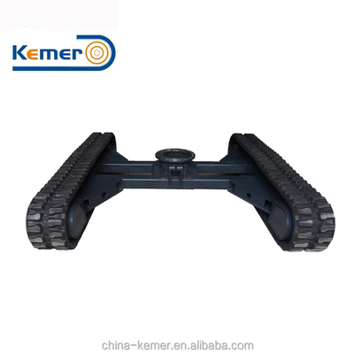 Onderstel met rubberband met hydraulische transmissie voor een laadvermogen van 1000-10000 kg
