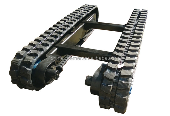 Rubber Running Track System met 300 mm baanbreedte en snelheid 2 km/u