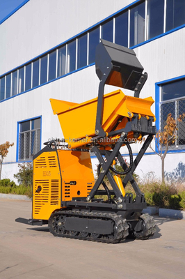 Kleine boormachine met hydraulische transmissie en onderstel van de motor