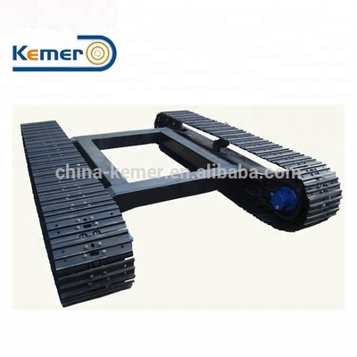 Kemer Jet Drilling Rig Track Chassis 10 ton Hydraulische transmissie Reissnelheid 0-5km/h