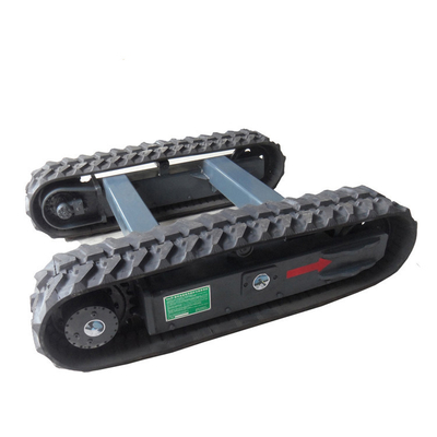 Hydraulische rubbertrackscrawler met trackschassiemachine voor bouwtoepassingen